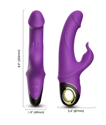 ARMONY - METEROR DILDO VIBRADOR RABBIT VIOLETA