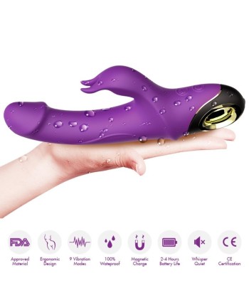 ARMONY - METEROR DILDO VIBRADOR RABBIT VIOLETA