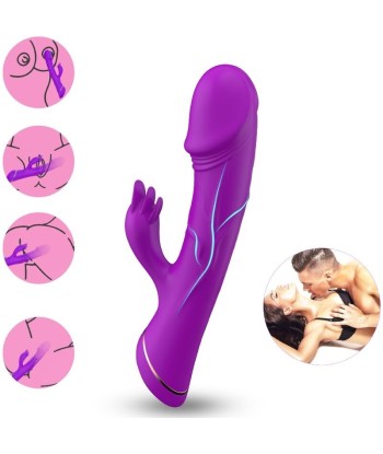 ARMONY - DILDO VIBRADOR RABBIT SILICONA VIOLETA