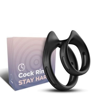 ARMONY - DUALRING ANILLO DOBLE ELÁSTICO NEGRO