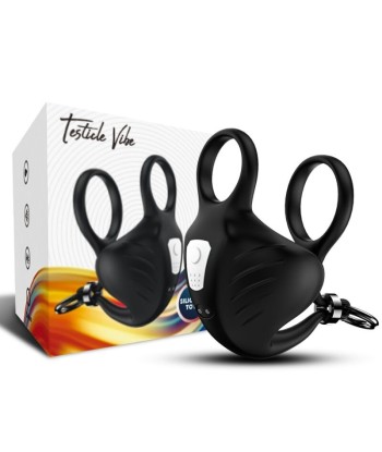 ARMONY - MANTA ANILLO VIBRADOR TESTÍCULOS NEGRO