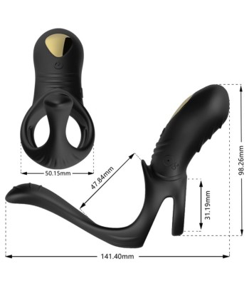 ARMONY - JOY JUMPER ANILLO VIBRADOR PAREJAS and PLUG ANAL NEGRO