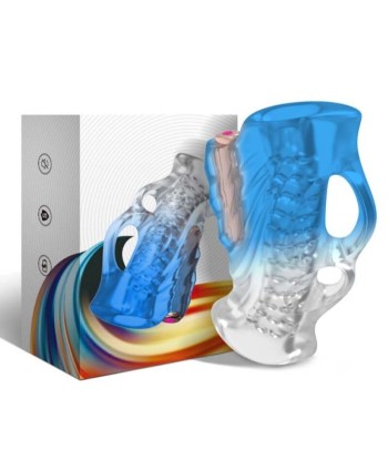 ARMONY - MASTURBATOR DEDAL and VIBRADOR AZUL DEGRADADO