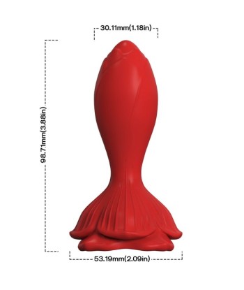 ARMONY - ROSA VIBRADOR and PLUG ANAL PEQUEÑO CONTROL REMOTO ROJO