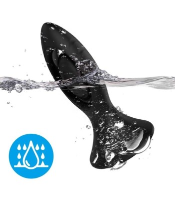ARMONY - VIBRADOR and PLUG ANAL SILICONA NEGRO
