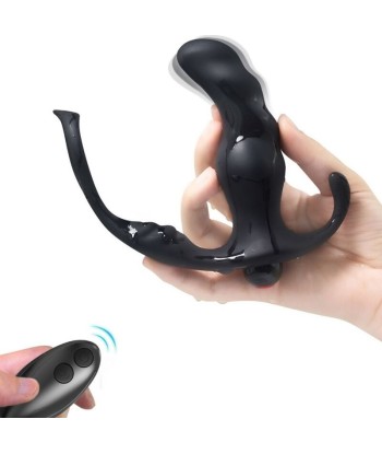 ARMONY - KNIGHT VIBRADOR ANAL PROSTATA and ANILLO CONTROL REMOTO NEGRO