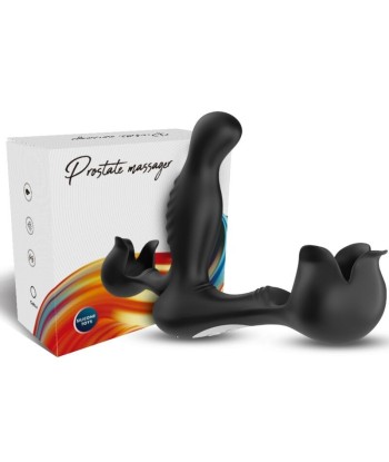 ARMONY - SURROUND VIBRADOR ANAL and ESTIMULADOR TESTÍCULOS CONTROL REMOTO NEGRO