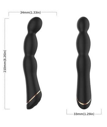 ARMONY - BAMBU VIBRADOR AJUSTABLE NEGRO