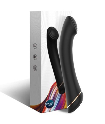ARMONY - VIBRADOR CABEZA PLANA SILICONA NEGRO