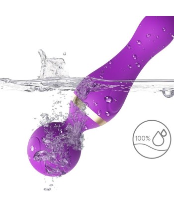 ARMONY - FREEZA MASAJEADOR and VIBRADOR CABEZA FLEXIBLE VIOLETA
