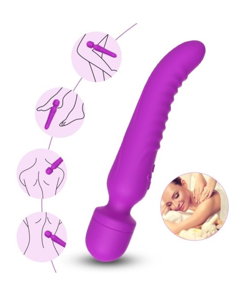 ARMONY - MISSION MASAJEADOR and VIBRADOR EFECTO CALOR VIOLETA