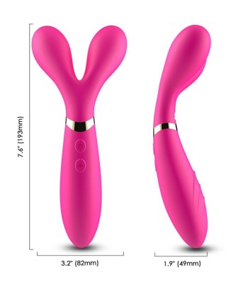 ARMONY - Y-WAND MASAJEADOR and VIBRADOR CABEZA DOBLE FUCSIA