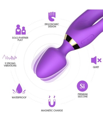 ARMONY - MASAJEADOR and VIBRADOR RABBIT VIOLETA