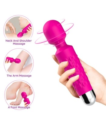 ARMONY - POSTMAN MASAJEADOR and VIBRADOR CABEZA FLEXIBLE FUCSIA