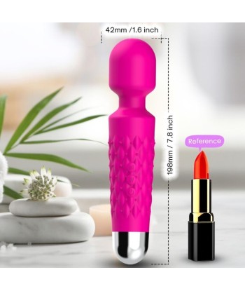 ARMONY - POSTMAN MASAJEADOR and VIBRADOR CABEZA FLEXIBLE FUCSIA