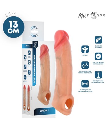 MR INTENSE - SIMON S FUNDA DE PENE SILICONA 13 CM -Ø- 4 CM
