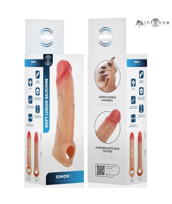 MR INTENSE - SIMON S FUNDA DE PENE SILICONA 13 CM -Ø- 4 CM