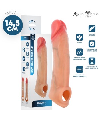 MR INTENSE - SIMON M FUNDA PARA EL PENE SILICONA 14.5 CM -Ø- 4 CM