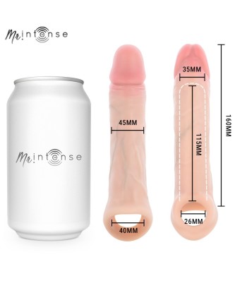 MR INTENSE - SIMON L FUNDA PARA PENE SILICONA 16 CM -Ø- 4.5 CM