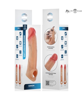 MR INTENSE - SIMON L FUNDA PARA PENE SILICONA 16 CM -Ø- 4.5 CM