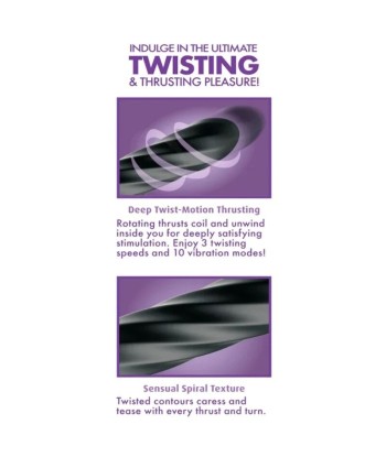 ANAL FANTASY ELITE - TWIST ECSTASY ESTIMULADOR ANAL GIRATORIO RECARGABLE