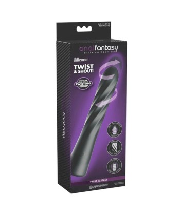 ANAL FANTASY ELITE - TWIST ECSTASY ESTIMULADOR ANAL GIRATORIO RECARGABLE