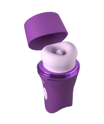 FANTASY FOR HER - LUSH KISS PLUSH PURPLE ESTIMULADOR CLITORAL DE SUCCIÓN Y LAMIDO