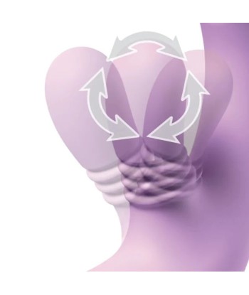 FANTASY FOR HER - INTIMOTION FLUTTER PRO PURPLE VIBRADOR RABBIT PARA PUNTO G Y CLÍTORIS