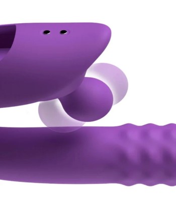 FANTASY FOR HER - HARMONI PRO PURPLE VIBRADOR RABBIT PARA PUNTO G Y CLÍTORIS