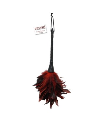 FETISH FANTASY SERIES - PLUMERO FRISKY NEGRO Y ROJO