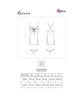 LIVCO CORSETTI FASHION - KARONIN LC 90628 FALDA PANTY NEGRO L-XL