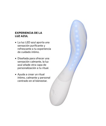LELO - MONA SPECTRA MASAJEADOR ÍNTIMO CON LUZ ROJA RECARGABLE APP CONTROL