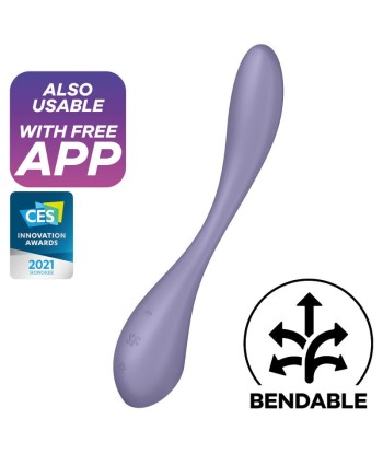 SATISFYER - G-SPOT FLEX 5 MULTI VIBRADOR LILA