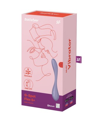 SATISFYER - G-SPOT FLEX 5 MULTI VIBRADOR LILA