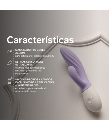 LELO - INA TWIST VIBRADOR RABBIT PUNTO G Y CLÍTORIS LAVANDA