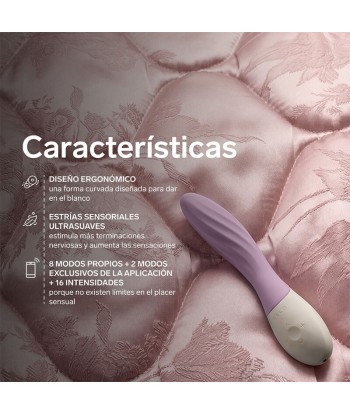 LELO - MONA TWIST VIBRADOR PARA PUNTO G RECARGABLE APP CONTROL LAVANDA LILA
