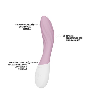 LELO - MONA TWIST VIBRADOR PARA PUNTO G RECARGABLE APP CONTROL LAVANDA LILA