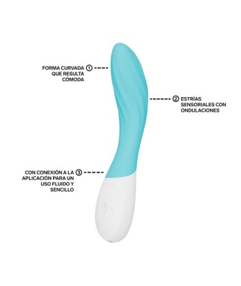 LELO - MONA TWIST VIBRADOR PARA PUNTO G RECARGABLE APP CONTROL LAVANDA LILA