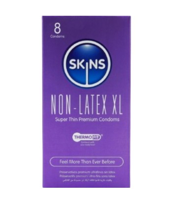 SKINS - PRESERVATIVOS SIN LATEX XL PACK 8