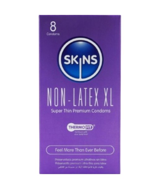 SKINS - PRESERVATIVOS SIN LATEX XL PACK 8