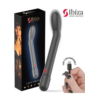 IBIZA - VIBRADOR DE PUNTO G CON VIBRACIÓN NEGRO