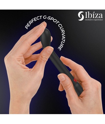 IBIZA - VIBRADOR DE PUNTO G CON VIBRACIÓN NEGRO