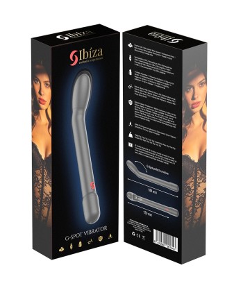 IBIZA - VIBRADOR DE PUNTO G CON VIBRACIÓN NEGRO