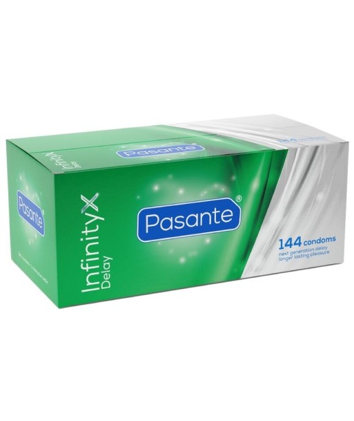 PASANTE - DELAY INFINITY PRESERVATIVOS RETARDANTES CAJA 144 UNIDADES