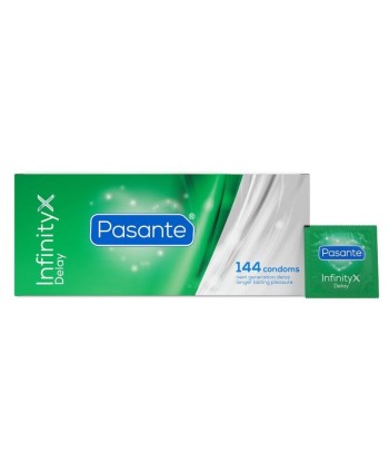 PASANTE - DELAY INFINITY PRESERVATIVOS RETARDANTES CAJA 144 UNIDADES