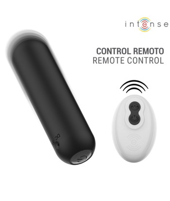 INTENSE - JUDY BALA VIBRADORA RECARGABLE CON CONTROL REMOTO NEGRO
