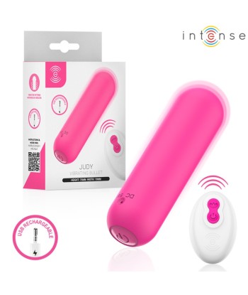 INTENSE - JUDY BALA VIBRADORA RECARGABLE CON CONTROL REMOTO ROSA