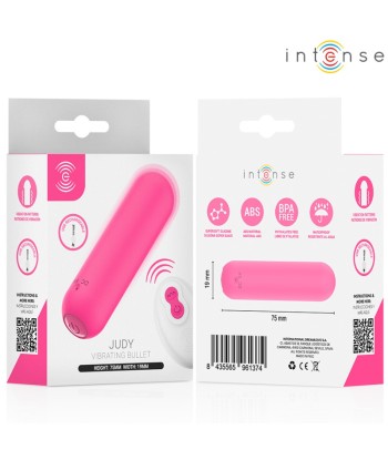 INTENSE - JUDY BALA VIBRADORA RECARGABLE CON CONTROL REMOTO ROSA