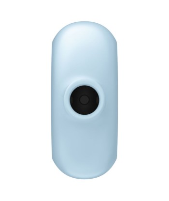 SATISFYER - PRO TO GO 3 ESTIMULADOR Y VIBRADOR DOBLE AZUL