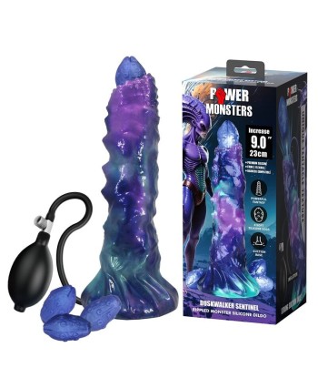 POWER MONSTERS - DUSKWALKER SENTINEL DILDO HINCHABLE FANTASÍA TRICOLOR 23 CM Ø 5 CM